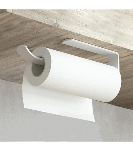 Barra Porta Carta Assorbente Sottopensile - Acciaio Inox SUS304 Nero - 13 Pollici, Autoadesiva O A Viti - Foto 9