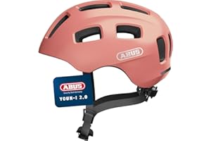 ‎ABUS ABUS Fahrradhelm Youn-I 2.0 - mit Licht für Kinder, Jugendliche und junge Erwachsene - für Mädels und Jungs