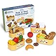 Learning Resources New Sprouts Pick ‘n’ Sort Food Groups, Ages 18 Months+, Grocery Store Pretend Play, Play Kitchen Accessories, Play Food for Toddlers