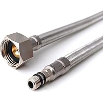 Home Range WRAS Lot De 2 Connecteurs Flexibles M10 (10 Mm) X 3/8" En