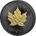 Produktbild Power Coin GOLDEN ENIGMA Maple Leaf Black Ruthenium 1 Oz Silber Münze 5$ Canada 2016