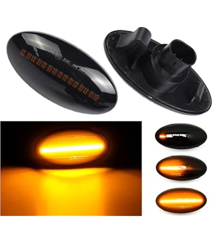 LIGHTDELUX LED Seitenblinker Set - E-geprüft Für Alfa Romeo, Fiat, Lancia