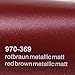 Produktbild Oracal 970RA 369 Rot Braun Matt Metallic gegossene Profi Autofolie 152cm breit BLASENFREI mit Luftkanäle