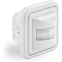 deleyCON 1x Infrarot Bewegungsmelder Unterputz Wandmontage Innenbereich Lichtsteuerung 160° Arbeitsfeld 9m Reichweite…