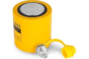 FlowerW 30T 66000LBS Solid Hydraulic Cylinder Jack 50mm Plunger Ram Hydraulic Hydraulic Jack for Car Van Boat Truck Caravan