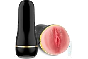 Realistische Masturbator Taschenmuschi Realistisch Groß Masturbieren für Männer Sex Spielzeug für die Männer Solo Manuelle Cu