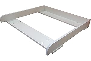 KIDSAW Changing Board Universal Extension Kit (for IKEA Malm, Hemnes, Nordli Drawers), White