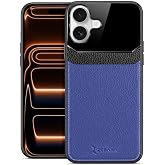 Zebana Apple iPhone 17 ile Uyumlu Kılıf Zebana Lens Deri Kılıf Lacivert