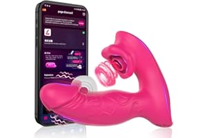 AMOZICI Vibradorador Mujer Juguetes Eróticos Pareja Sexuales succionador de Clítoris Femenino Vibradores Punto G 10X10 Modos App vibrador mujer Consoladores.. para mujer con Vibración Juguete Sexualmujer