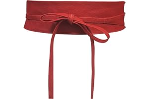 Live It Style It Ceinture pour femme large en dentelle avec ceinture en simili cuir sangler Tie taille unique Boho