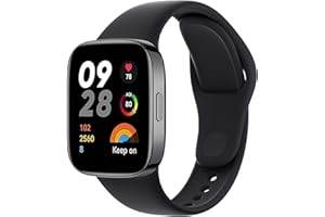 XIAOMI Redmi Watch 3 Noir, écran AMOLED 1,75", 12 Jours d'autonomie, Surveillance de la santé