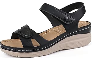 Ortho+rest Donna Sandali da Passeggio con Supporto All'arco Plantare Comode Sandali Ortopedici