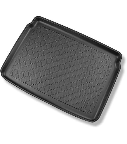 Tappetino Bagagliaio Antiscivolo Su Misura Per Peugeot 2008 2019 In Poi - Falso Fondo In Gomma TPE, Bordo Rialzato 3-6 Cm