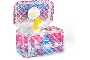 VTech - Mosaïc Magic Lights Boîte à Bijoux - Kit Mosaïque Enfant - Boîte à Secrets Personnalisable avec Effets Lumineux et Musique - Jeu Créatif et DIY - Cadeau Enfant Dès 5 Ans - Contenu en Français