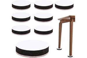 Aweisile Selbstklebende Möbelerhöhung 8 Stück Selbstklebenden Möbelerhöhungen Möbelerhöhung Rund Filz Sofa Fuesse Erhoehen Möbelerhöhung Selbstklebend Betthöher Tischerhöhung für Tischbeinverlängerung