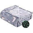 BAOJULONG Glow in The Dark Blanket, Cozy Soft Throw Blanket for Bed Couch Sofa, Luminous Blanket for Kids and Adults (29.5" x 39.3"(75 x 100 cm))