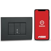 VEMER VE798300 Mini Time Digital Bluetooth Recessed Time Switch 1 Module, Timer with Time and Astronomical Programming via Ap