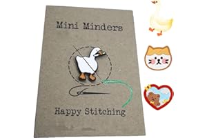 OUXING Needle Minder Goose Shape,Animal Needle Minder Magnet,Needle Keeper,Goose Needle Minder,Magnetic Needle Minder,Magnetic Needle Holder,Sewing Pins Keeper,Sewing Accessories & Cross Stitch Accessories