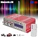 Produktbild Elegiant 12 V HI FI Mini Automoto Verstärker, Stereo Amp Bass Booster FM MP3, Bluetooth