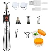 Acupuncture Massage Pen,Rechargeable Model Electric Massage Pen for Acupuncture,Meridian Energy Electric Body Massager Acupun