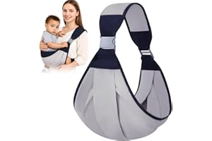 KCLKDA Toddler Carrier, Ergonomic Toddler Carrier Children's Carriers from 2-3 Years Adjustable Baby Carriers Baby Sling Portable Child Sling Babies Side with Shoulder Strap for Newborns to 3-36 Months