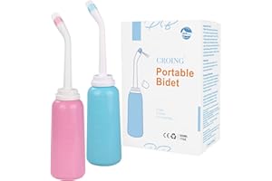 CROING-2 pezzi Bidet portatile da 500 ml per viaggio con borsa