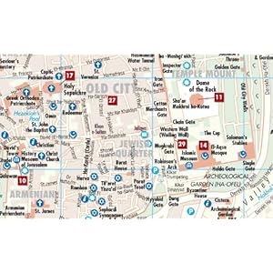 Jerusalem 1 : 8 000. Einzelkarten: Bethlehem, Greater Jerusalem, Central Israel, Dome of the Rock, Holy Sepulchre