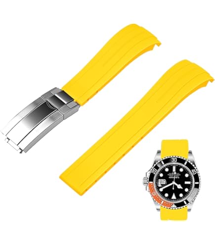 Silikon Armband Für Oris Aquis Uhren - Kroko-Optik Mit Edelstahl-Schnalle | 24mm Breite Schwarz