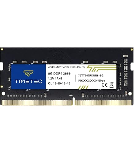 Micron 8GB DDR4 1Rx8 PC4-2666V-SA2 MTA8ATF1G64HZ-2G6D1 So-DIMM