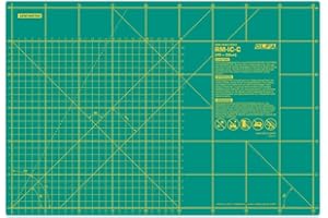 NÄHMIT OLFA – Costura con 30 cm x 45 cm, alfombrilla de corte autorreparable, doble cara, para costura, patchwork, colcha, sin DEHP con escala de cm y pulgadas (S)