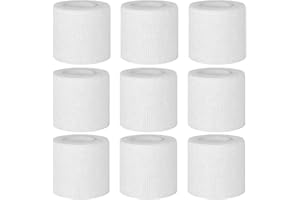 ADMITRY BILGETA Selbstklebender Verband, 9 Rollen x 5cm x 4,5m Pflaster Rolle Verbandsmaterial, Elastische Binde Bandage Fixierbinde Haftbandage Selbstklebend