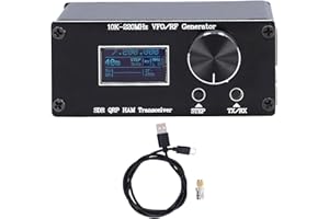 VIAGASAFAMIDO Variable Frequency Oscillator, SDR QRP HF Transceiver, 10K to 220MHz Variable Frequency Oscillator VFO RF Generator, Controls