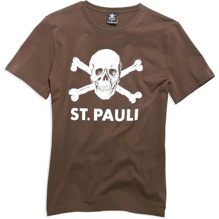 FC St. Pauli NERD Totenkopf Sonnenbrille – Schwarz, Klassisches Design