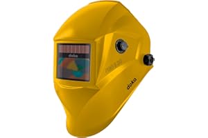 DOKA Careta Soldar Automatica 100x50 mm DIN 16 DIN 3/4-8/9-13 Real Color Mascara Soldar Mascara Soldar Automatica Mascara Soldar Mascara de Soldar MMA|MIG|mag|TIG|ARC Careta de Soldar Careta PRO8