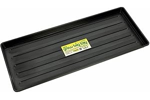 G182B Garland Value Growbag Tray Black Garden Plant Tray 100cm x 40cm x 4cm