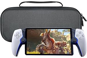 GENERIC Voikoli - Funda rígida protectora de EVA compatible con PlayStation Portal, a prueba de golpes, elegante y duradera (negro)