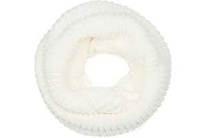 styleBREAKER Unisex bufanda tubular de punto fino liso | Suave bufanda tubular elástica de invierno con aspecto de canalé fino | Bufanda tubular de punto cálido para mujeres y hombres