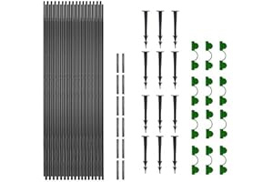 MAODOM Serre | Cadre Serre qualité supérieure, cerceaux Jardin pour Lits surélevés, Cadre Support Robuste et Stable pour Jardin, Ferme, Cour