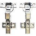 Blum Clip Top BLUMOTION 110 Degree Standard Hinge Kitchen Cabinet Cupboard Door Hinges 71MB3650, Self-Close Mechanism Hinges, Half Overlay/Dual Fast Assembly Buffering Hinge Made in Austria Pack of 2