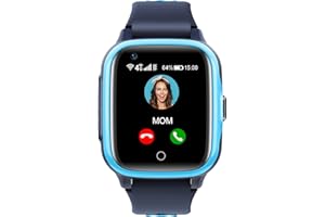 KROSTMING Smartwatch Bambini GPS 4G con WiFi Videochiamata SOS Camera Impermeabile Messaggio Sveglia Cronometro Modalità Classe Lettore Musicale Notifica Vibrazione Regalo per Ragazzi e Ragazze