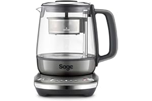 Sage - The Tea Maker - Théière, Infuseur pour chaque type de thé - Hickory Fumé