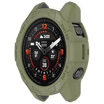 GIOPUEY TPU Schutzhülle Für Garmin Fenix7S Pro / Epix Pro 42mm – Weich, Leicht, Schwarz, Mit Kompatibler Ladeschnittstelle