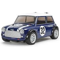 Tamiya 1:10 Mini Cooper Racing MB-01 – Kit RC à Assembler, Moteur 540, Carrosserie Polycarbonate Non Laquée – Loisir Modélisme