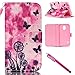 Price comparison product image Galaxy S5 mini Case, Firefish Kickstand Card Slots Cash Holder Dual Layer Impact Resistant Case Cover with Wrist Strap Magnetic Snap Closure for Samsung Galaxy S5 mini (SM-G800)-Dandelion