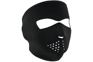 FIELD SPORTS ONLINE Black Neoprene Full Face Mask Skiing Snowboarding Cycling Motor Bike Motorcycle