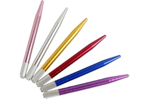 Xiaoyu Plumas microblading de la ceja de la máquina del tatuaje del tatuaje manual 6PCS para las fuentes permanentes del tatuaje del maquillaje - Estilo1