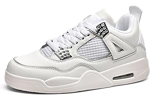 MARBURY Men's Air 4 Retro Classic Skate Shoes Fitness Trainers Basketball Casual Sneakers Work Running Walking Zapatos