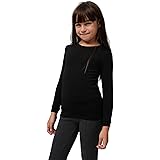 Ysabel Mora T-shirt termica nera per bambini