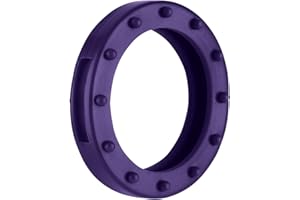 ‎VAN DEN HEUVEL van den Heuvel - Schlüsselkennringe (10 Stk.) für runde Schlüsselköpfe mit Standardgröße, Schlüsselring mit Tastzeichen, Violett