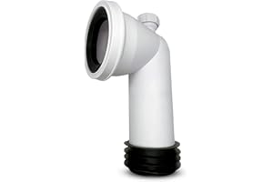 CranPlas | Reliable Toilet Waste Pipe Connector with 32mm Outlet | Leak-Proof & Durable | Easy Installation | Universal UK Fit | Trusted Brand